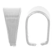 Bélières 7 mm sans anneau - Acier inoxydable 304L x5