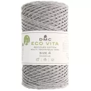 Bobine de cordon DMC 3 mm coton recyclé - Eco Vita 4 - Gris perlé x 200m