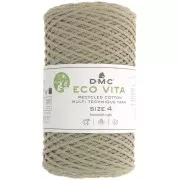 Bobine de cordon DMC 3 mm coton recyclé - Eco Vita 4 - Vert de gris x 200m