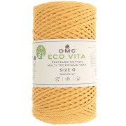 Bobine de cordon DMC 3 mm coton recyclé - Eco Vita 4 - Safran x 200m