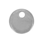 Sequins ronds 8 mm - médaille à graver - Acier inoxydable 304L x4|raw }}