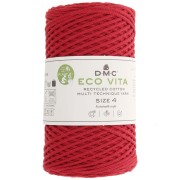 Bobine de cordon DMC 3 mm coton recyclé - Eco Vita 4 - Rouge x 200m|raw }}