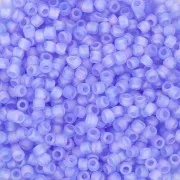 Rocaille Toho 11/0 TO11R168F - Transparent Light Sapphire Rainbow Frosted x8g