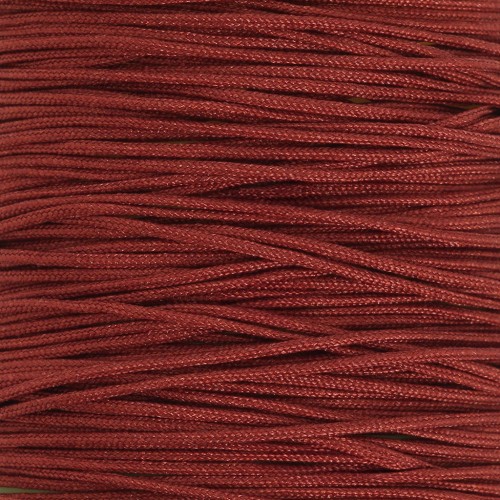 Fil de jade - Fil nylon tressé 0.5 mm - Marron x9m 