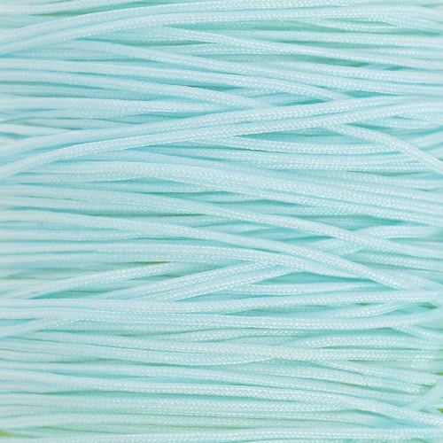 Fil de jade - Fil nylon tressé 0.5 mm - Bleu layette x9m 