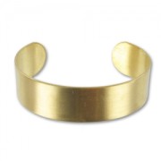 Bracelet en laiton brut 19x150 mm x1|raw }}