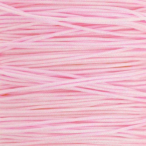 Fil de jade - Fil nylon tressé 0.5 mm - Rose clair x9m 