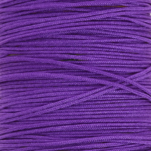 Fil de jade - Fil nylon tressé 0.5 mm - Violet x9m 