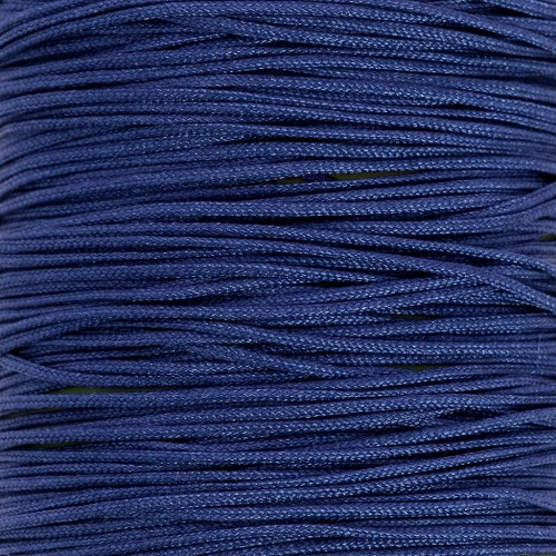 Fil de jade - Fil nylon tressé 0.5 mm - Bleu jean x9m 