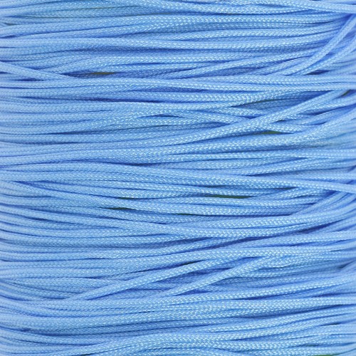 Fil de jade - Fil nylon tressé 0.5 mm - Bleu clair x9m 