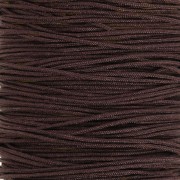 Fil de jade - Fil nylon tressé 0.5 mm - Marron foncé x9m 