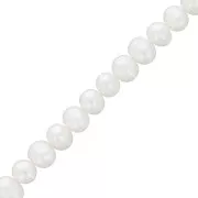 Perles d'eau douce baroques irrégulières 8x7 mm - Grade A  Blanc x4