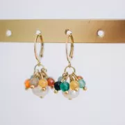 Perles d'eau douce rondes aplaties 8x6 mm - Grade AAA Blanc x4