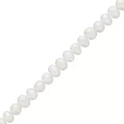 Perles d'eau douce baroques ovales irrégulières 4.5x4 mm - Grade AA Blanc x10