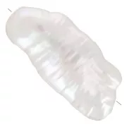 Perle d'eau douce Biwa irrégulière 17 mm à 20 mm - Grade AA Blanc x1