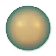 Cabochon Nacré PureCrystal 5817 8 mm Iridescent Green Pearl x1