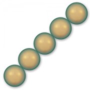 Perles nacrées PureCrystal 5810 10 mm Iridescent Green Pearl x5|raw }}