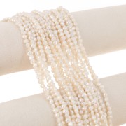 Perles d'eau douce baroques irrégulières 4.5x5 mm - Grade AA  Blanc x36cm