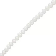 Perles d'eau douce ovales irrégulières 4.5x3.5 mm - Grade AA-  Blanc x37cm