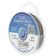 Fil cablé rond 49 brins 0.30 mm - Acier inoxydable x9.15m|raw }}