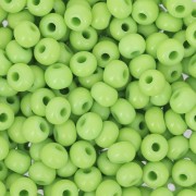 Preciosa Perles rocailles 6/0 4 mm - Opaque Light Green x20g