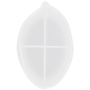 Moule silicone pour réaliser une coupelle forme feuille 15x10 cm x1