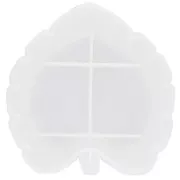 Moule silicone pour réaliser une coupelle forme feuille de Philodendron 16x15cm x1