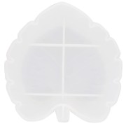 Moule silicone pour réaliser une coupelle forme feuille de Philodendron 16x15cm x1