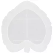Moule silicone pour réaliser une coupelle forme feuille de Philodendron 16x15cm x1