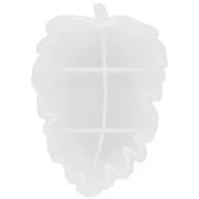 Moule silicone pour réaliser une coupelle forme feuille 16x11 cm x1