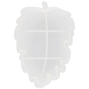 Moule silicone pour réaliser une coupelle forme feuille 16x11 cm x1