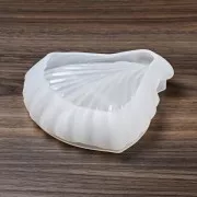 Moule silicone pour réaliser une coupelle forme feuille 13x13 cm x1
