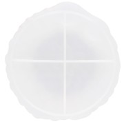 Moule silicone pour réaliser une coupelle forme feuille 12x11.5 cm x1