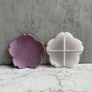 Moule silicone pour réaliser une coupelle forme fleur de cerisier 10.5x10.5 cm x1|raw }}