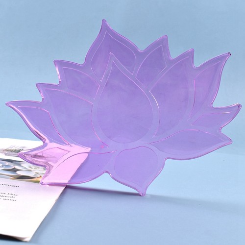 Moule silicone pour réaliser une coupelle forme fleur de lotus 15x12 cm x1