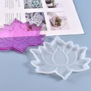 Moule silicone pour réaliser une coupelle forme fleur de lotus 15x12 cm x1