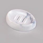 Moule silicone pour réaliser un porte-savon ovale 13x9.5 cm x1