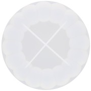 Moule silicone pour réaliser un sous-verre forme fleur 13 cm x1