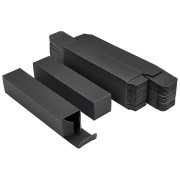 Boite à monter en carton 14x3x3 cm pour bijoux - Noir x1