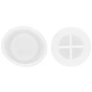 Moule silicone pour réaliser un bougeoir rond 5.5 cm x1