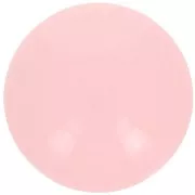 Cabochon rond en acrylique opaque 14 mm - Rose clair x1