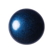 Cabochon rond en verre par Puca® 18 mm - Caribbean Blue Metallic Mat x1|raw }}