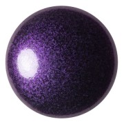 Cabochon rond en verre par Puca® 25 mm - Dark Lilac Metallic Mat x1|raw }}