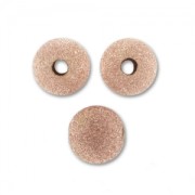 Perle ronde diamantée 8 mm Rose Gold filled (or laminé)  x1|raw }}