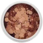 Paillettes biodégradable Si Si la Paillette - Cuivre moustache - Cuivre x5ml