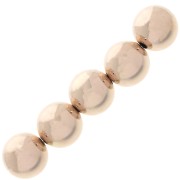 Perles rondes 8 mm Rose Gold filled (or laminé)  x1