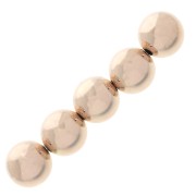 Perles rondes 4 mm Rose Gold filled (or laminé)  x10|raw }}