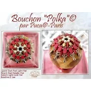 Bouchon conique en bois décoratif - Bouchon Léa par Puca® 72x43 mm à customiser x1