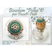 Bouchon conique en bois décoratif - Bouchon Léa par Puca® 72x43 mm à customiser x1