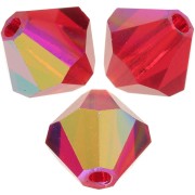 Perles toupies Preciosa - Rondelle Bead 5 mm - Light Siam AB x12|raw }}